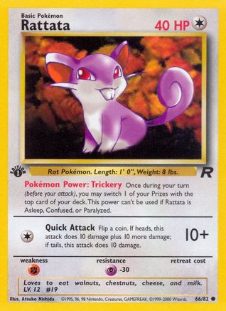 Image of Rattata (66/82) [Team Rocket 1st Edition]