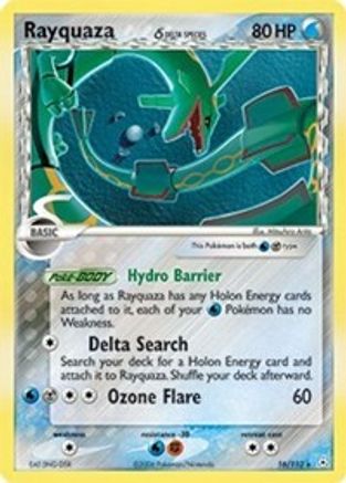 Image of Rayquaza (16/110) (Delta Species) (Stamped) [EX: Holon Phantoms]