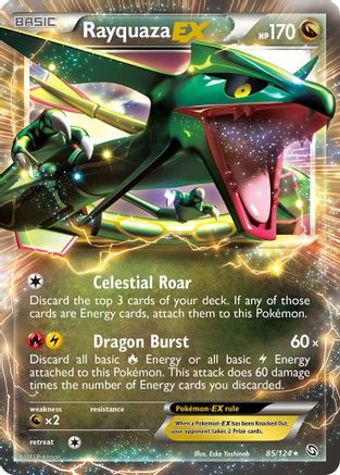 Image of Rayquaza EX (85/124) [Black & White: Dragons Exalted]