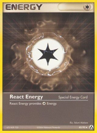 Image of React Energy (82/92) (Stamped) [EX: Legend Maker]
