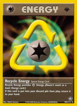 Image of Recycle Energy (105/111) [Neo Genesis 1st Edition]