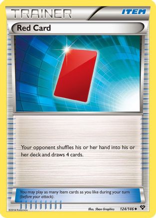 Image of Red Card (124/146) [XY: Base Set]
