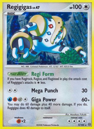 Image of Regigigas (9/100) [Diamond & Pearl: Stormfront]