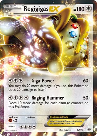 Image of Regigigas EX (82/99) [Black & White: Next Destinies]