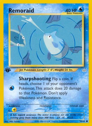Image of Remoraid (50/64) [Neo Revelation 1st Edition]