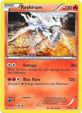 Image of Reshiram (BW23) [Black & White: Black Star Promos]