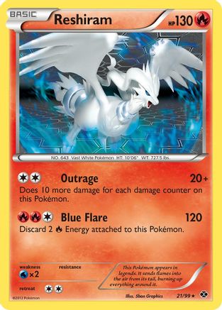 Image of Reshiram (21/99) [Black & White: Next Destinies]