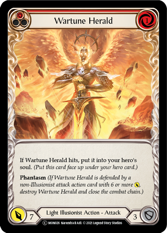 Wartune Herald (Red) [U-MON026] (Monarch Unlimited)  Unlimited Normal