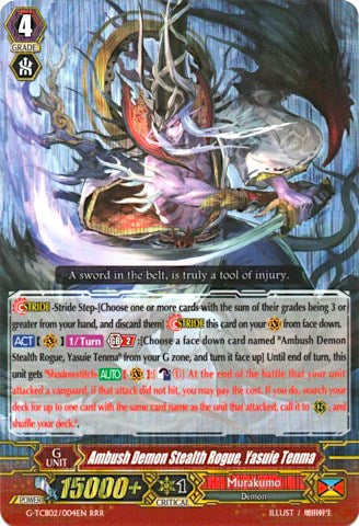 Image of Ambush Demon Stealth Rogue, Yasuie Tenma (G-TCB02/004EN) [The GENIUS STRATEGY]