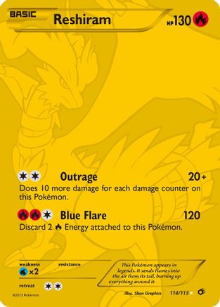 Image of Reshiram (114/113) [Black & White: Legendary Treasures]