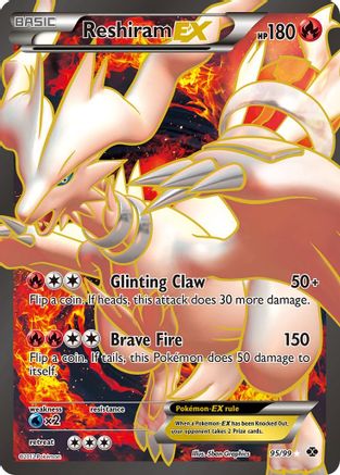 Image of Reshiram EX (95/99) [Black & White: Next Destinies]
