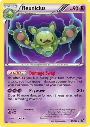 Image of Reuniclus (57/114) [Black & White: Base Set]