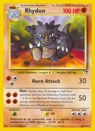 Image of Rhydon (35/110) [Legendary Collection]