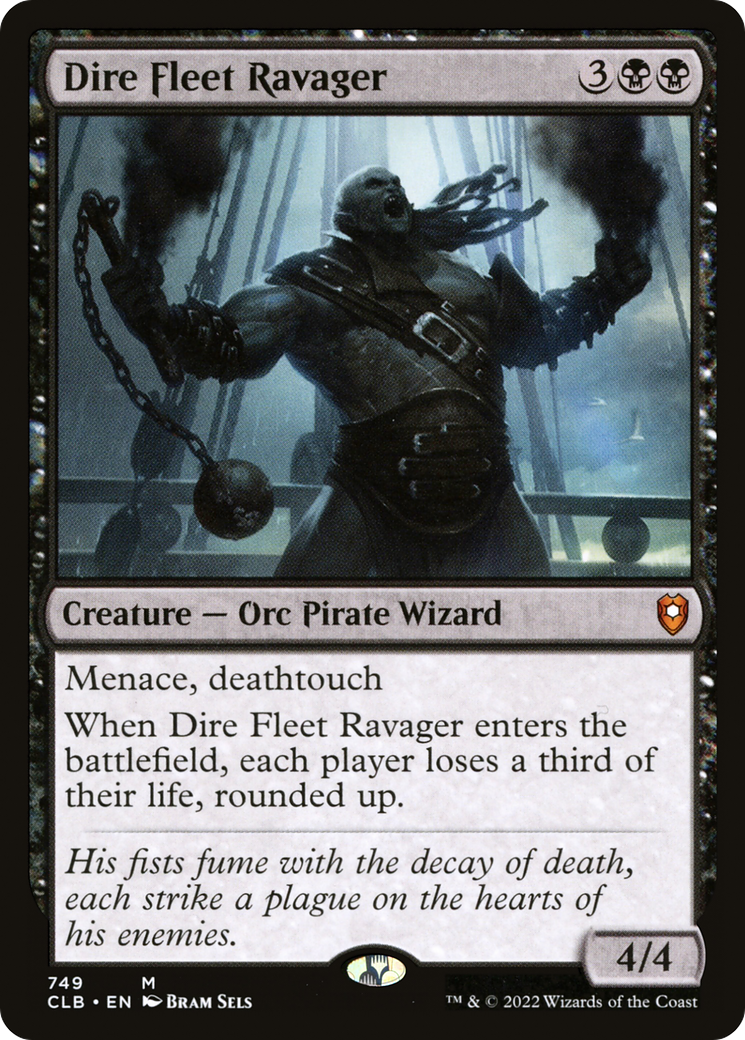 Image of Dire Fleet Ravager [Commander Legends: Battle for Baldur's Gate]