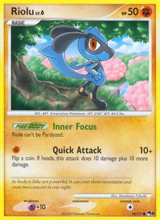Image of Riolu (16/17) [POP Series 8]
