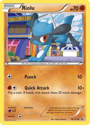 Image of Riolu (79/113) [Black & White: Legendary Treasures]