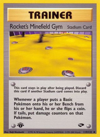 Image of Rocket's Minefield Gym (119/132) [Gym Challenge 1st Edition]