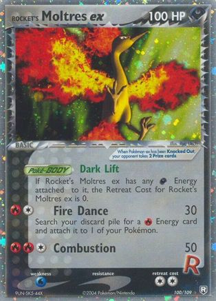 Image of Rocket's Moltres ex (100/109) [EX: Team Rocket Returns]