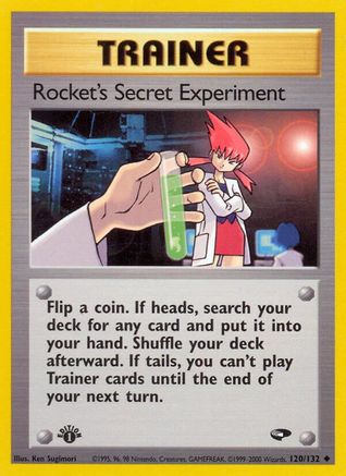Image of Rocket's Secret Experiment (120/132) [Gym Challenge 1st Edition]