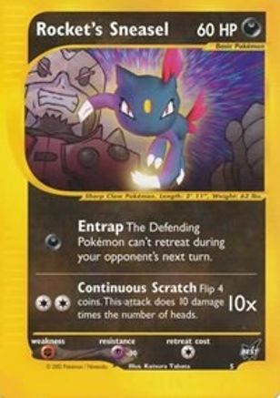 Image of Rocket's Sneasel (5) [Best of Promos]