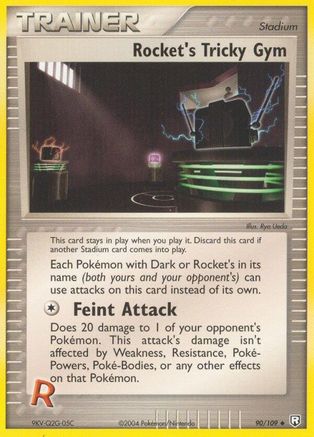 Image of Rocket's Tricky Gym (90/109) (Stamped) [EX: Team Rocket Returns]