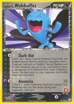 Image of Rocket's Wobbuffet (47/109) (Stamped) [EX: Team Rocket Returns]