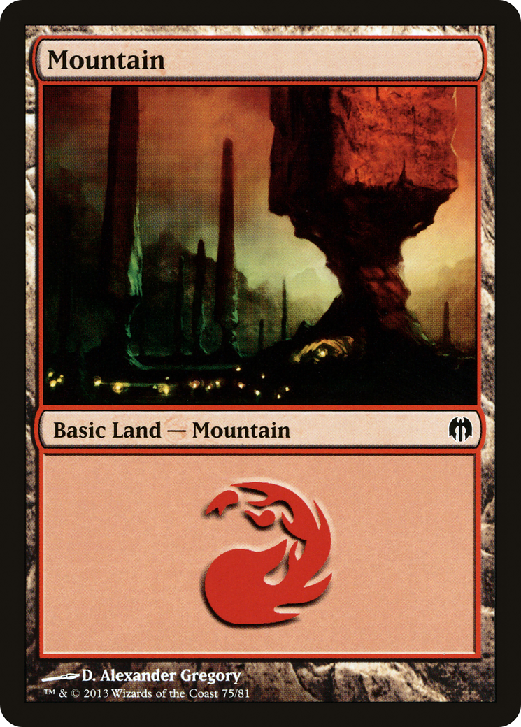 Image of Mountain (75) [Duel Decks: Heroes vs. Monsters]