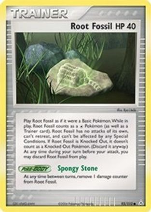 Image of Root Fossil (93/110) (Stamped) [EX: Holon Phantoms]