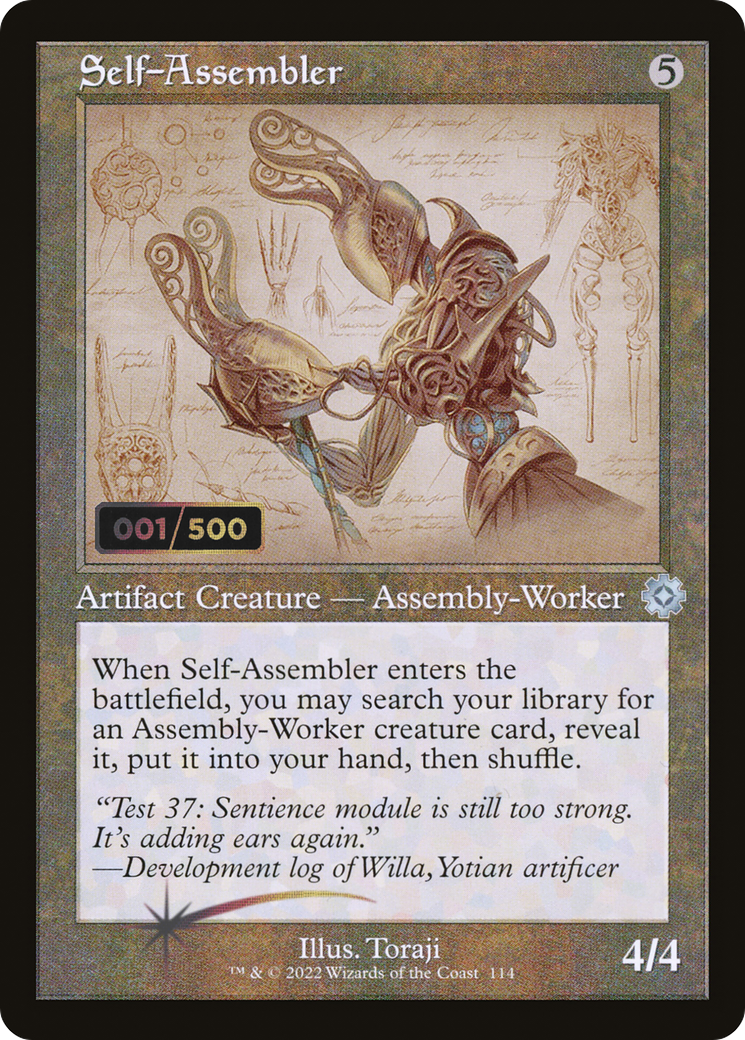 Image of Self-Assembler (Retro Schematic) (Serialized) [The Brothers' War Retro Artifacts]