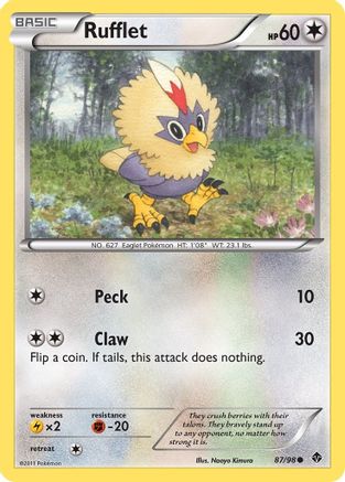 Image of Rufflet (87/98) [Black & White: Emerging Powers]
