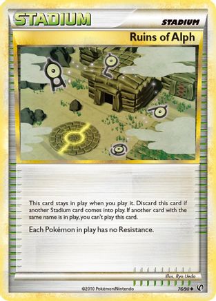 Image of Ruins of Alph (76/90) [HeartGold & SoulSilver: Undaunted]