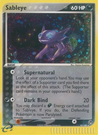 Image of Sableye (10/100) [EX: Sandstorm]