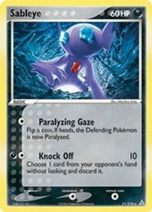 Image of Sableye (31/110) (Stamped) [EX: Holon Phantoms]