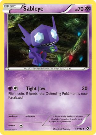 Image of Sableye (61/113) [Black & White: Legendary Treasures]