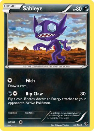 Image of Sableye (68/146) [XY: Base Set]