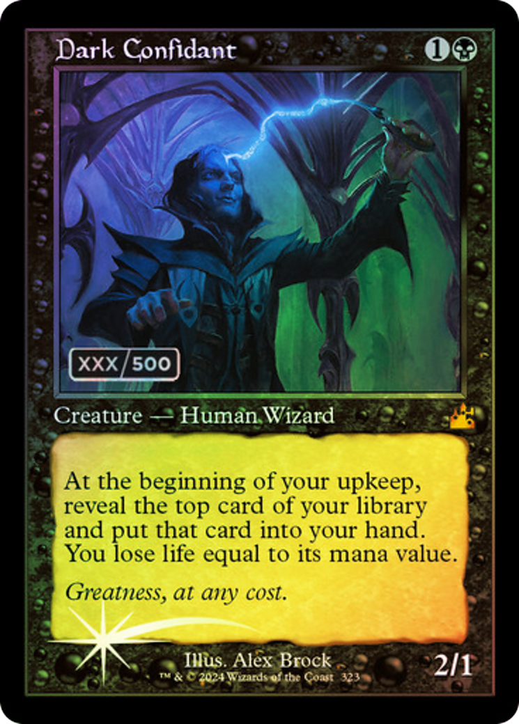 Image of Dark Confidant (Retro) (Serialized) [Ravnica Remastered]