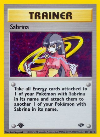 Image of Sabrina (20/132) [Gym Challenge 1st Edition]