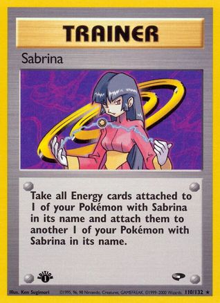 Image of Sabrina (110/132) [Gym Challenge 1st Edition]