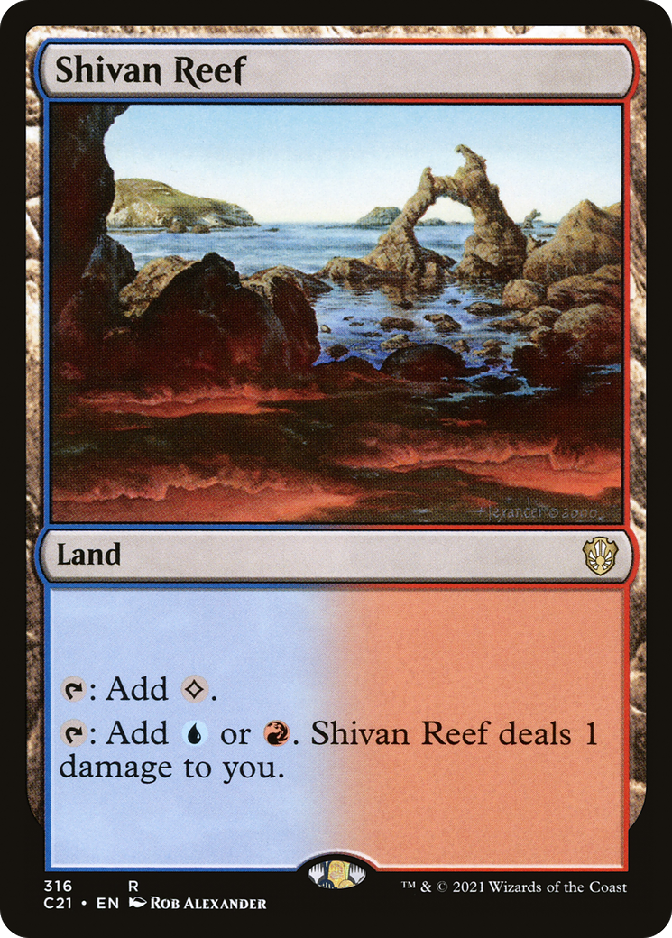 Image of Shivan Reef [Commander 2021]