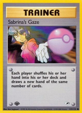 Image of Sabrina's Gaze (125/132) [Gym Heroes 1st Edition]