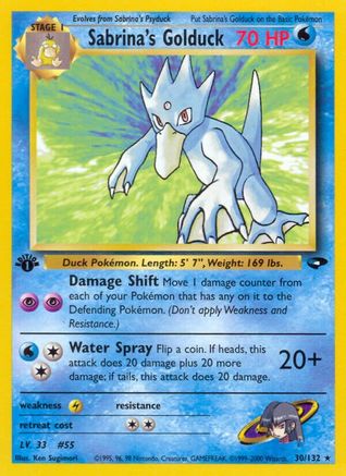 Image of Sabrina's Golduck (30/132) [Gym Challenge 1st Edition]