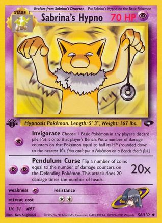 Image of Sabrina's Hypno (56/132) [Gym Challenge 1st Edition]