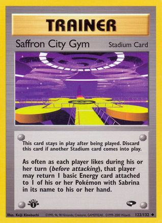 Image of Saffron City Gym (122/132) [Gym Challenge 1st Edition]