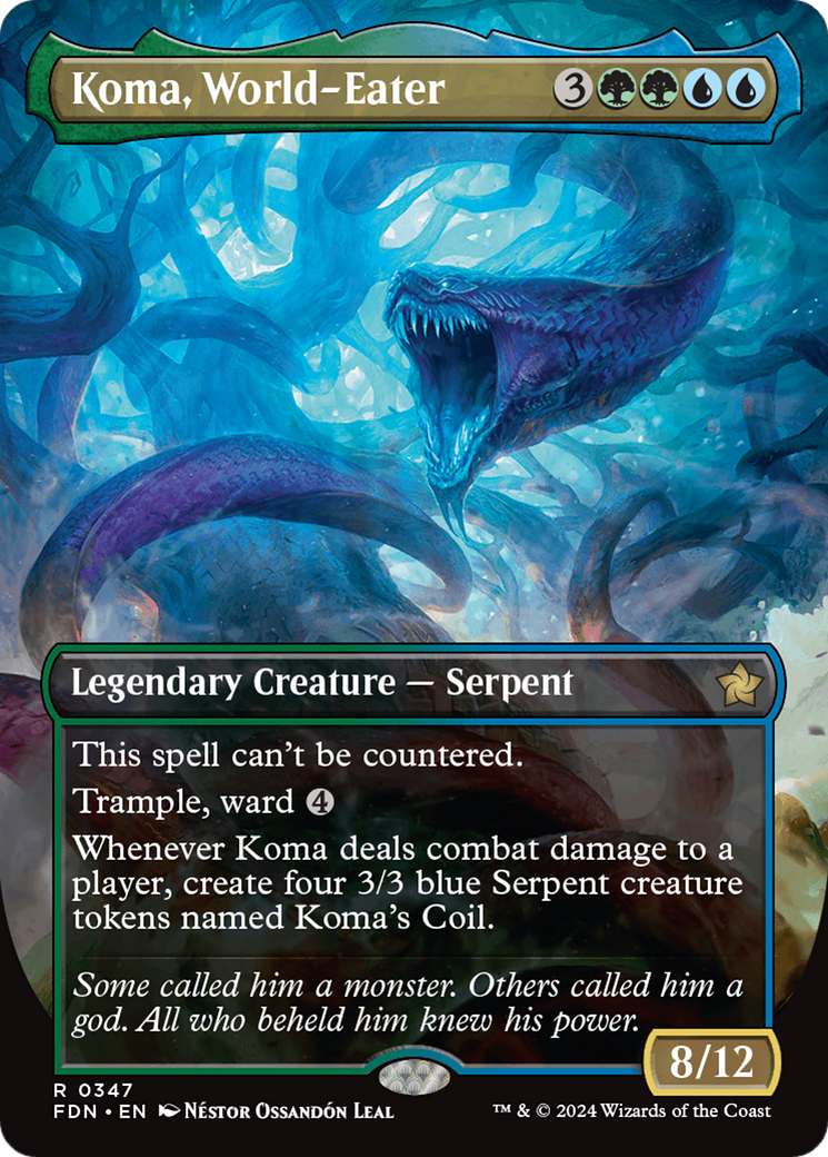 Image of Koma, World-Eater (Borderless) [Foundations]