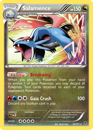Image of Salamence (64/101) [Black & White: Plasma Blast]