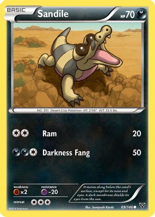Image of Sandile (69/146) [XY: Base Set]