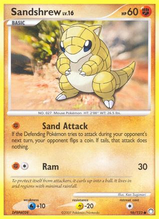 Image of Sandshrew (96/123) [Diamond & Pearl: Mysterious Treasures]