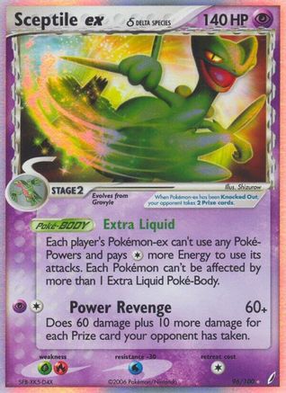 Image of Sceptile ex (96/100) (Delta Species) [EX: Crystal Guardians]