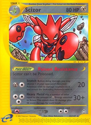 Image of Scizor (32/147) [Aquapolis]