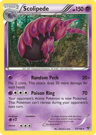 Image of Scolipede (53/146) [XY: Base Set]